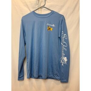 Sea Island Georgia A4 Long Sleeve Performance Shirt‎ Mens Sz S Sea Islanded One